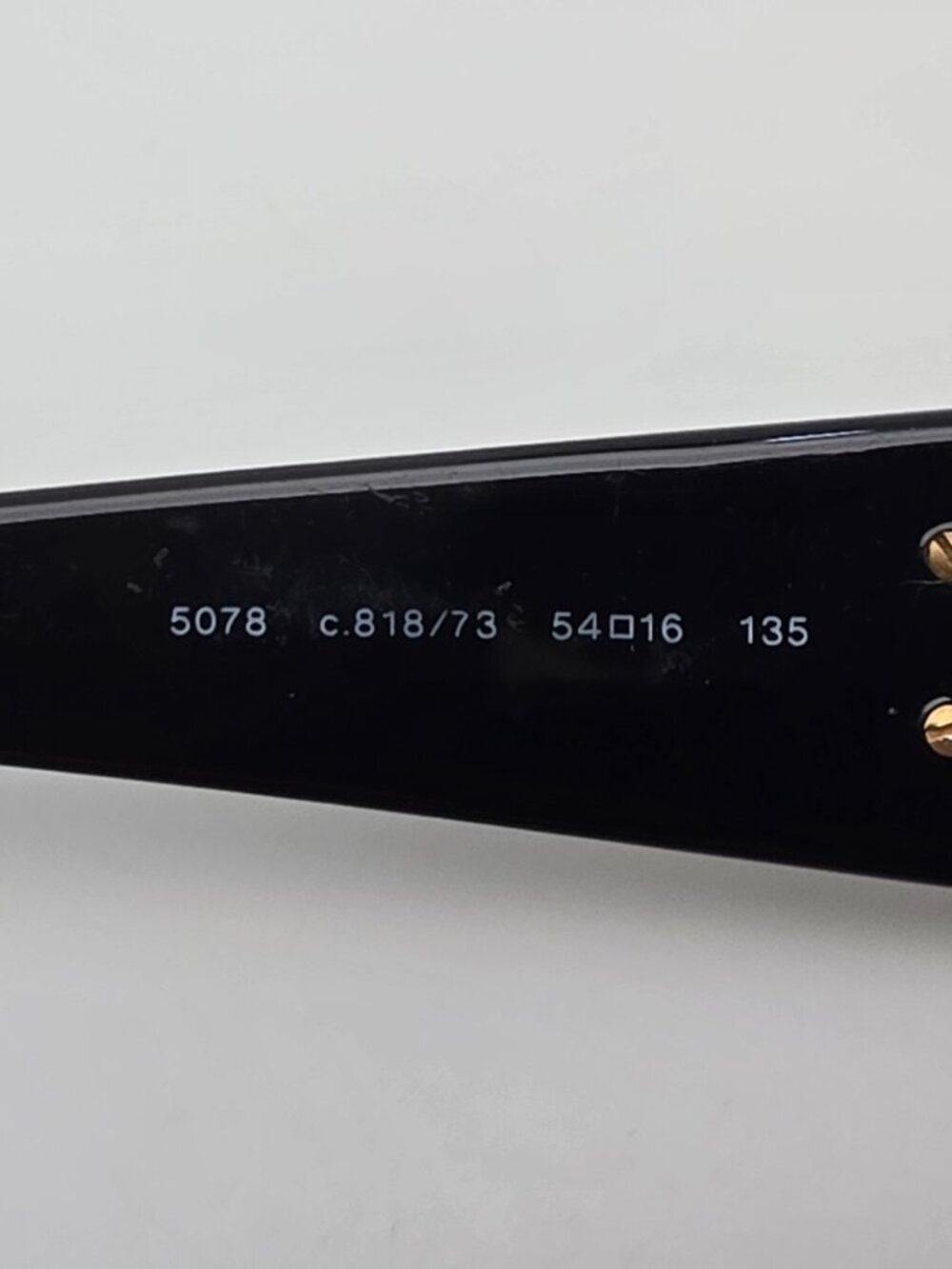 Chanel 5078 c 818/73 Tortoise Black Frame Green Lens Rectangular Sunglasses 54mm - Picture 7 of 16